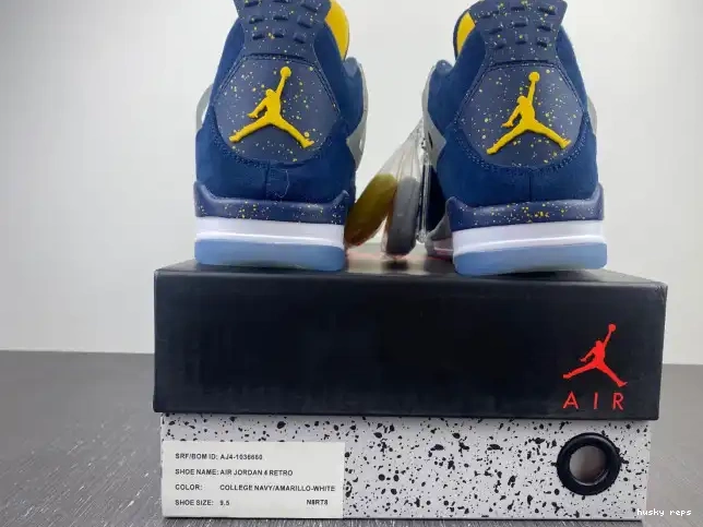 Rep Husky (PE) Jordan Michigan 4 Retro Air AJ4-1036660 0620